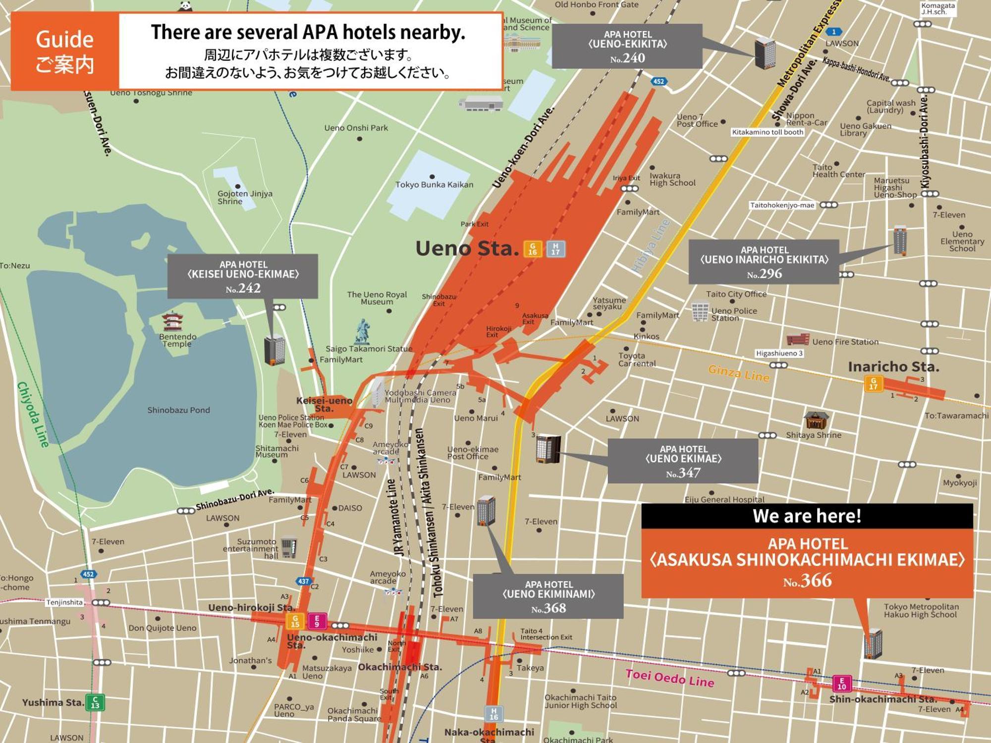Apa Hotel Asakusa Shin Okachimachi Ekimae Tokió Kültér fotó